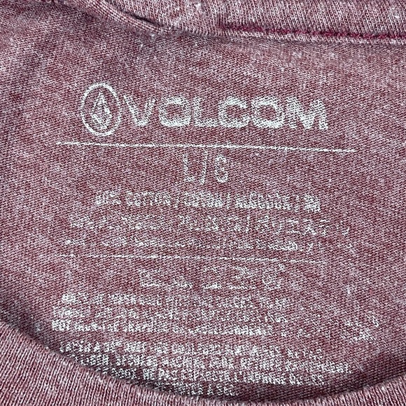 Volcom Tshirt Mens Large Red Logo - Picture 2 of 7